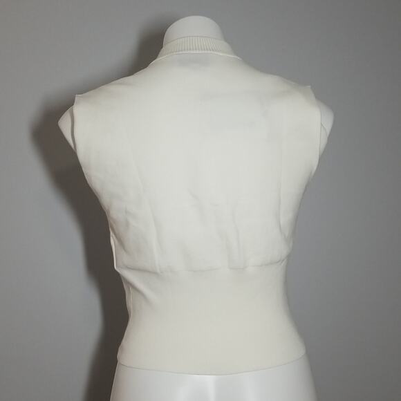 NWT 3.1 Phillip Lim Military Rib Cowl Neck Cream Tank Top - Picture 4 of 8